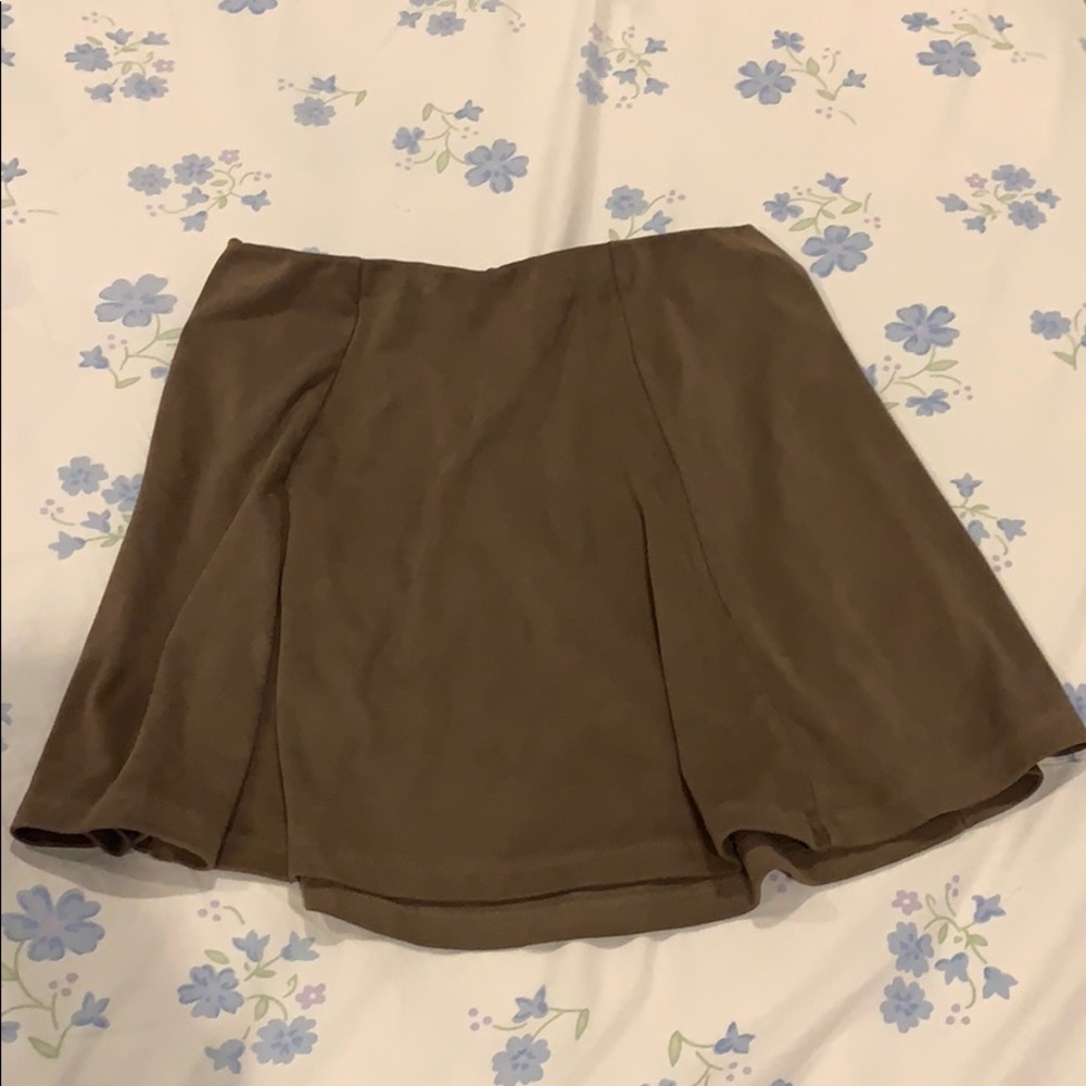 Rose Dawn Flowing Mini Skirt
